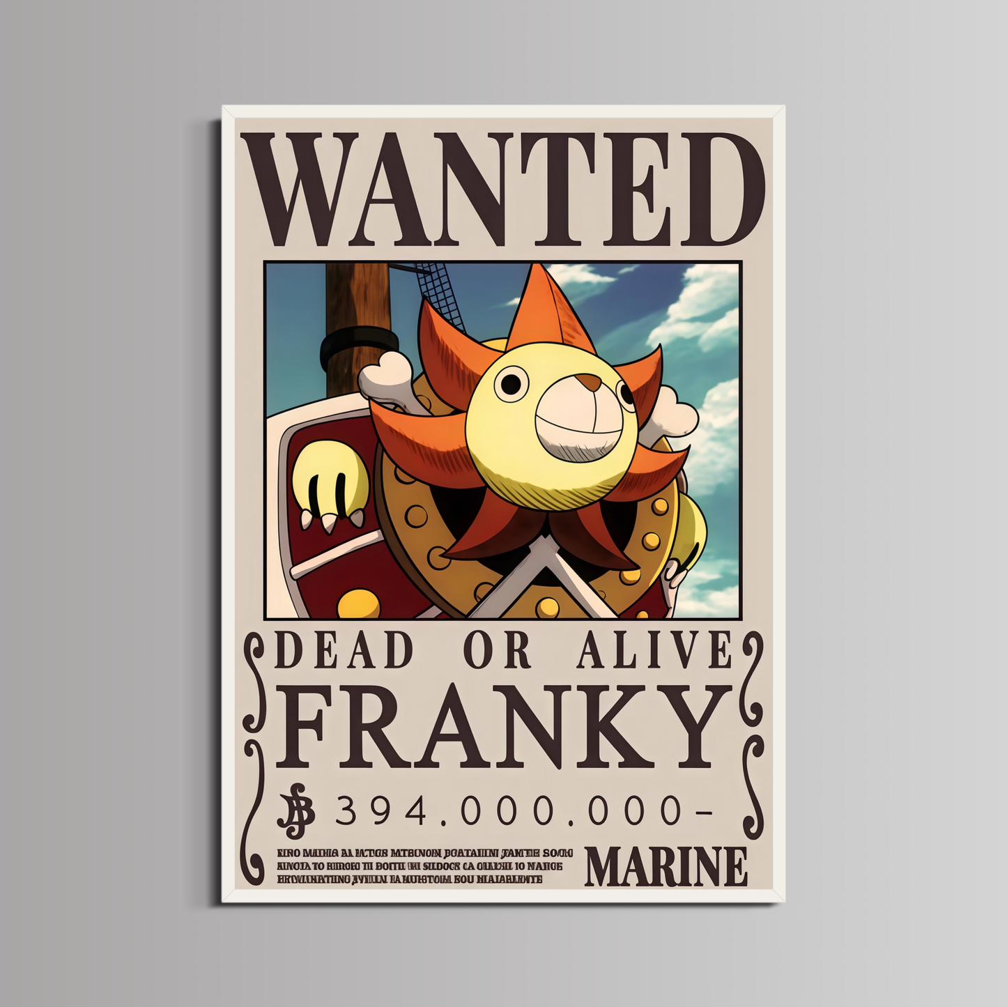 ONE PIECE - ''FRANKY WANTED''